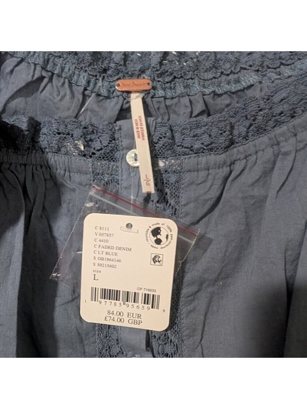 NWT Free People | Wistful Daydream Detachable Strap Tube Top - Picture 5 of 10